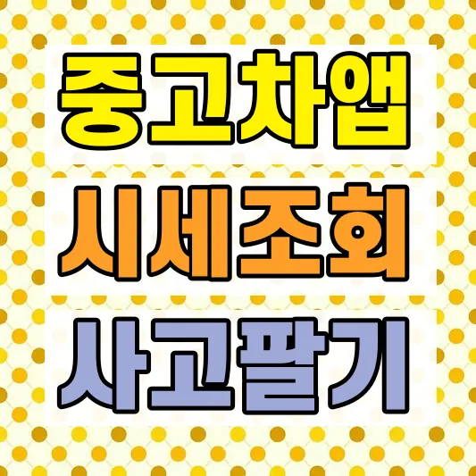 중고차 성능기록부 조회방법